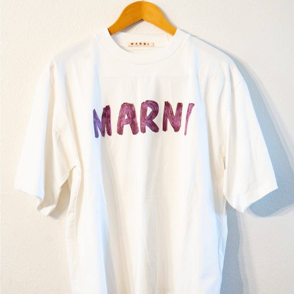 Marni T-Shirt 'Lily White'